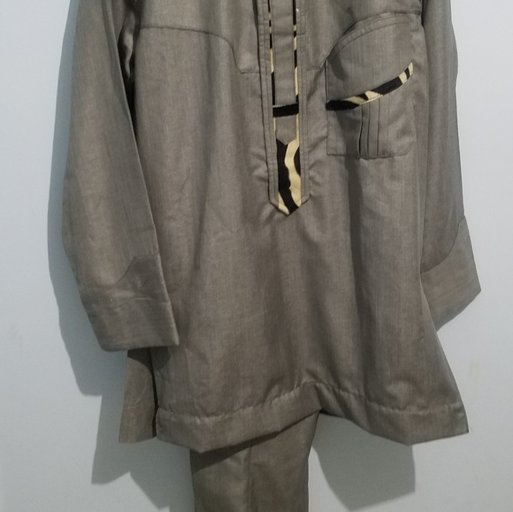 Men Two Piece Nigerian Suit - Picture 5 of 5